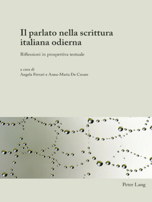 cover image of Il parlato nella scrittura italiana odierna